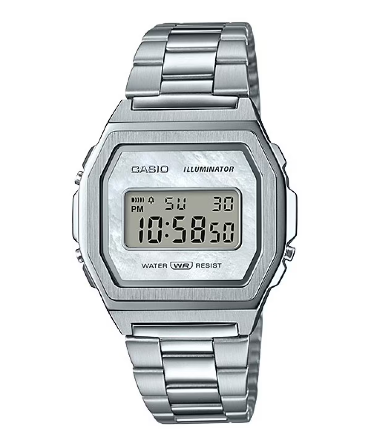 Casio Vintage Digital Stainless Steel Strap Unisex Watch A1000D-7 - view 1