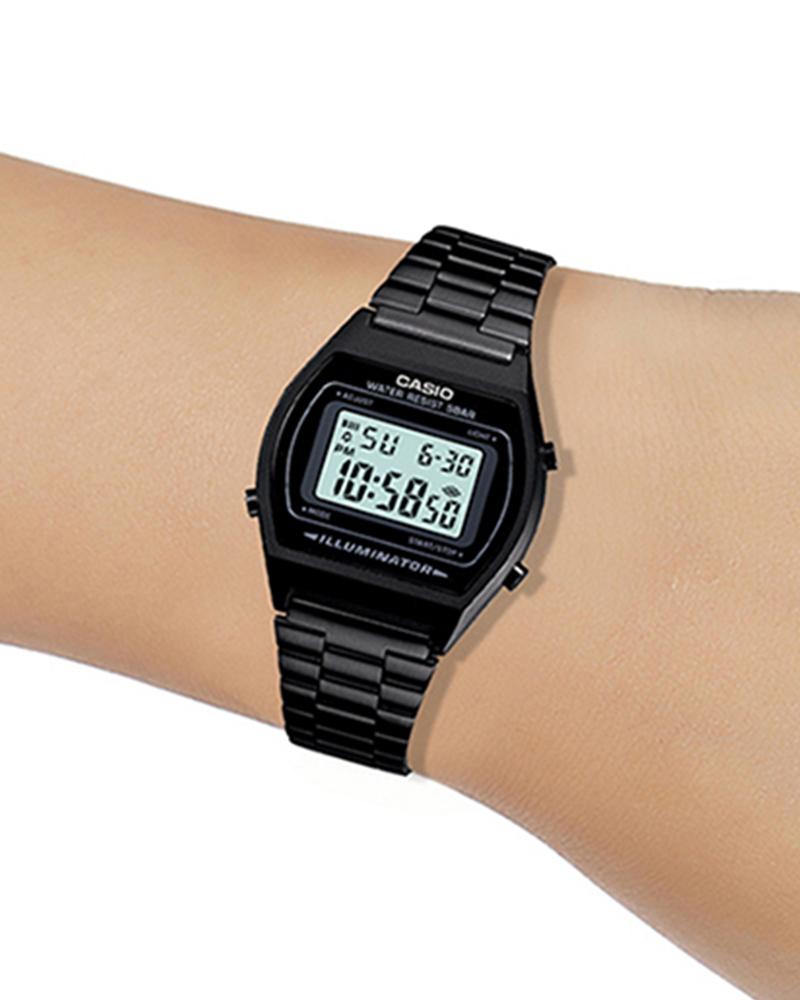 Casio Vintage Black Digital Resin Case Unisex Watch - view 4