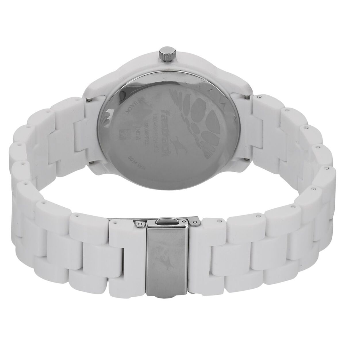 Fastrack Trendies White Dial White Plastic Strap Women's Watch 68006PP02 - view 4