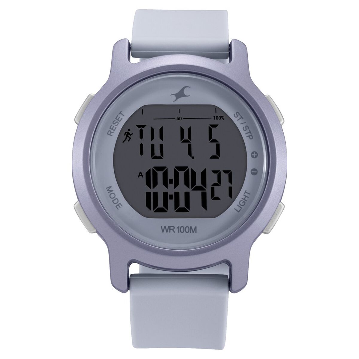 Fastrack Street Line Digital Dial Purple Silicone Strap Women's Watch 68027PP05 - view 3