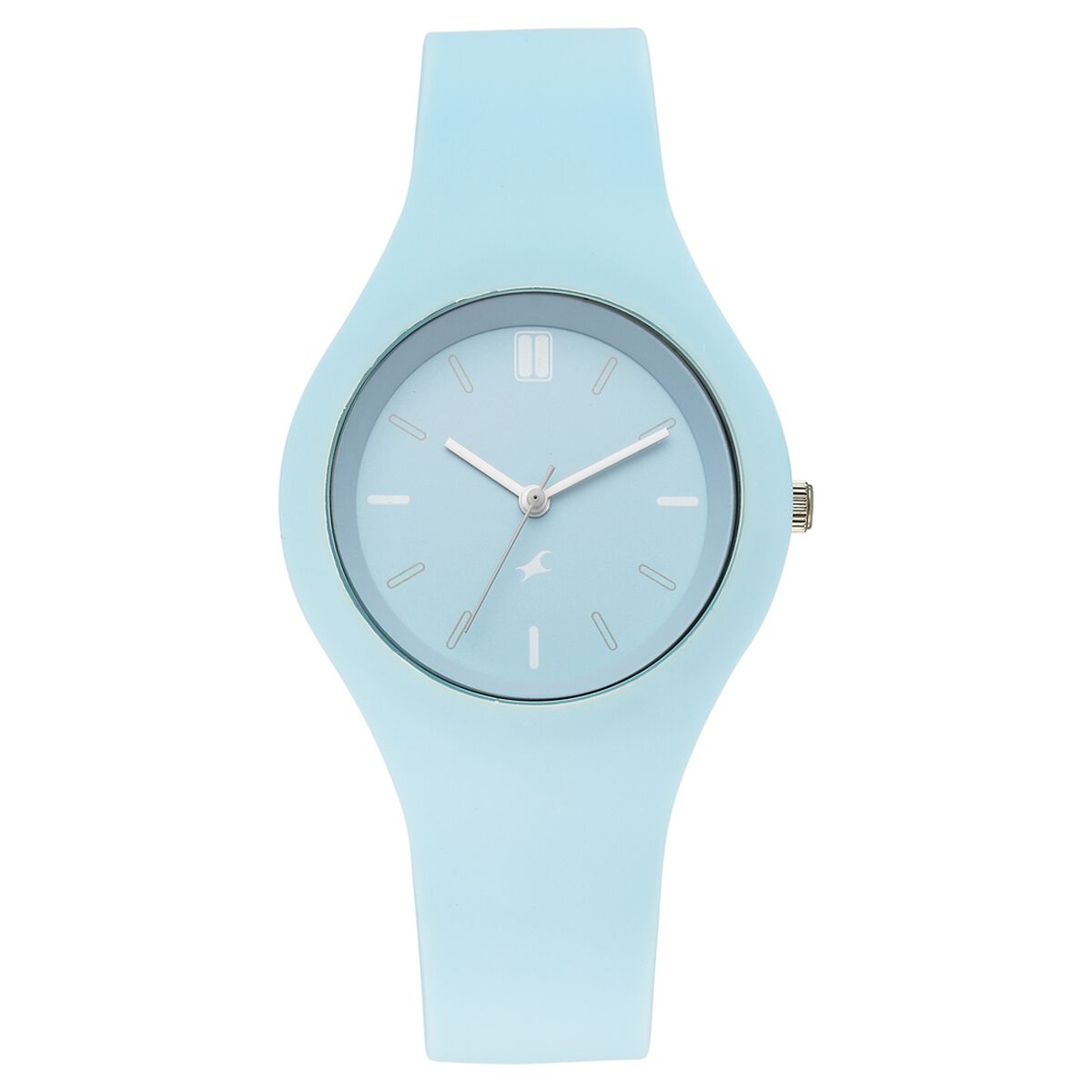 Fastrack Tweens Blue Dial Blue Silicone Strap Kids' Watch 68050PP05W - view 1