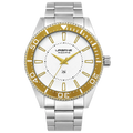 Maxima Urbane White Dial Two-Tone Stainless Steel Strap Men's Watch 69352CMGT - view 1
