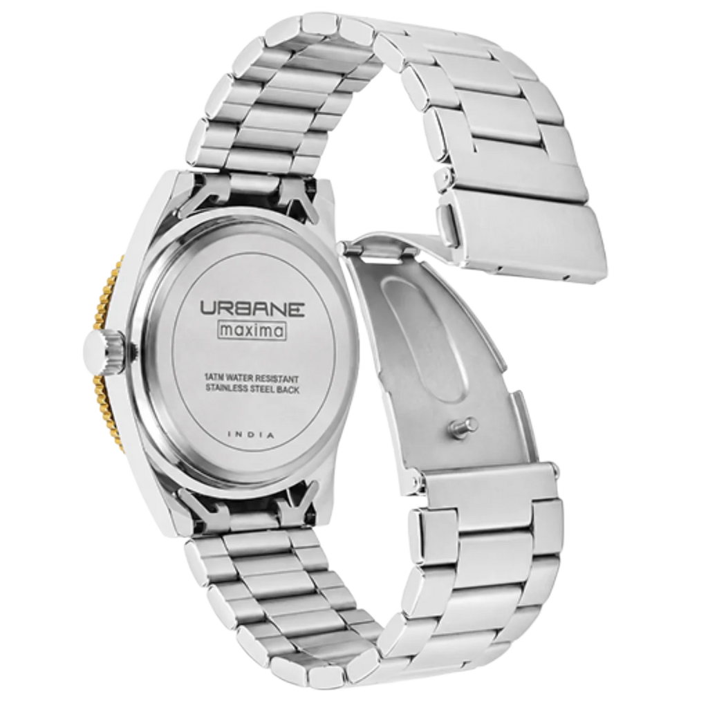 Maxima Urbane White Dial Two-Tone Stainless Steel Strap Men's Watch 69352CMGT - view 2