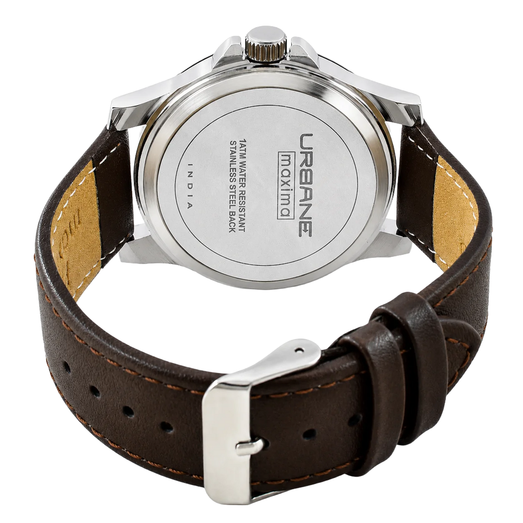Maxima Urbane Attivo Blue Dial Leather Strap Men's Watch 69762LMGT - view 4