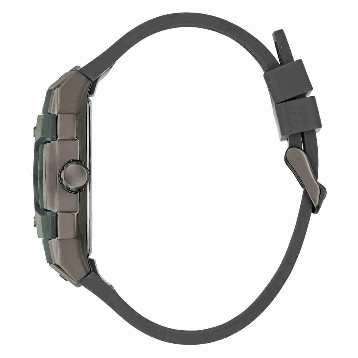 Guess Phoenix Grey Dial Grey Silicone Strap Men's Watch GW0956G3 - view 2