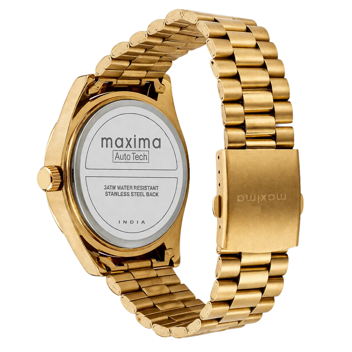 Maxima Analog Green Dial Stainless Steel Strap Men's Watch 70802CMGY - view 3