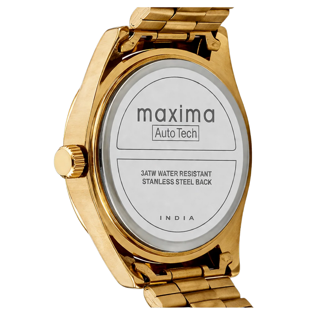 Maxima Analog Green Dial Stainless Steel Strap Men's Watch 70802CMGY - view 4
