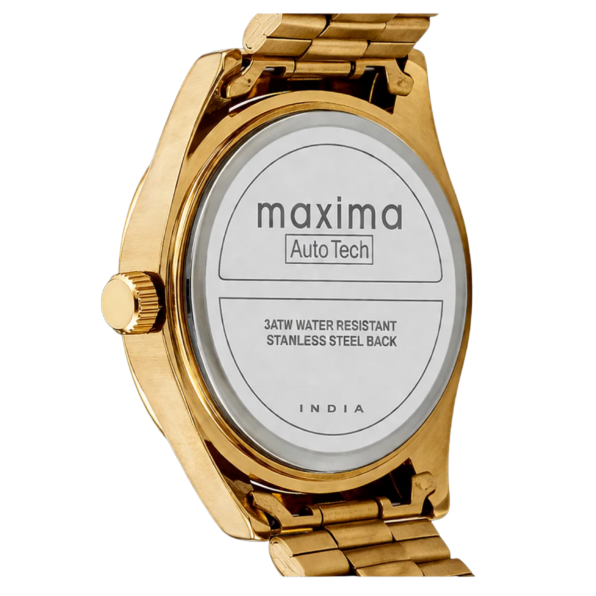 Maxima Analog Green Dial Stainless Steel Strap Men's Watch 70802CMGY - view 4
