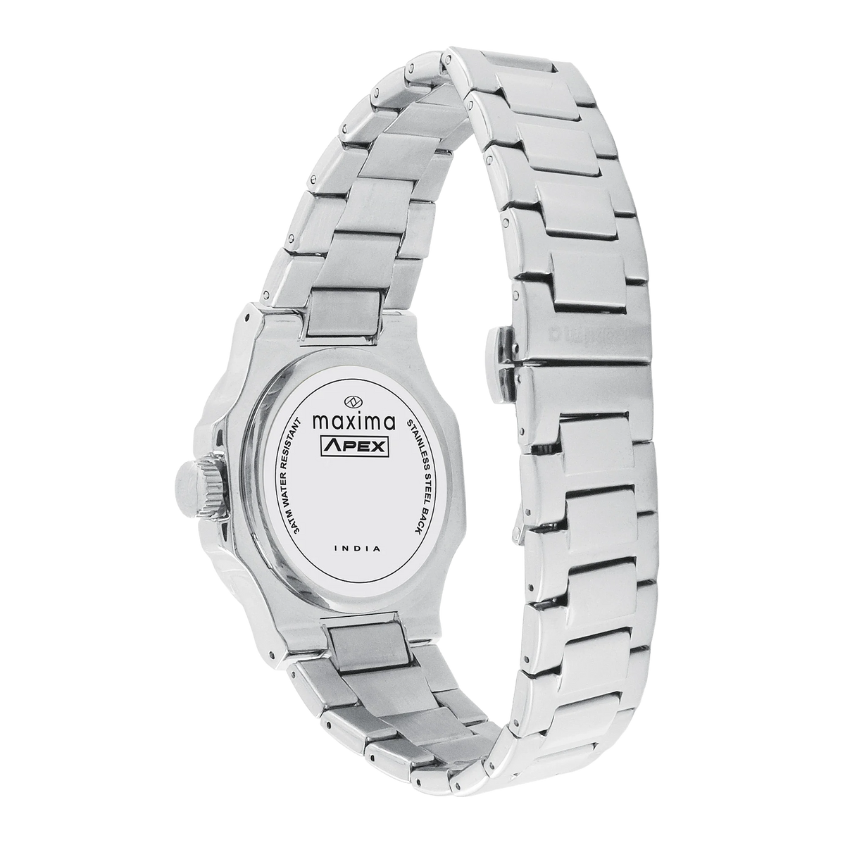 Maxima Apex Black Dial Stainless Steel Strap Men's Watch 70860CMGI - view 3