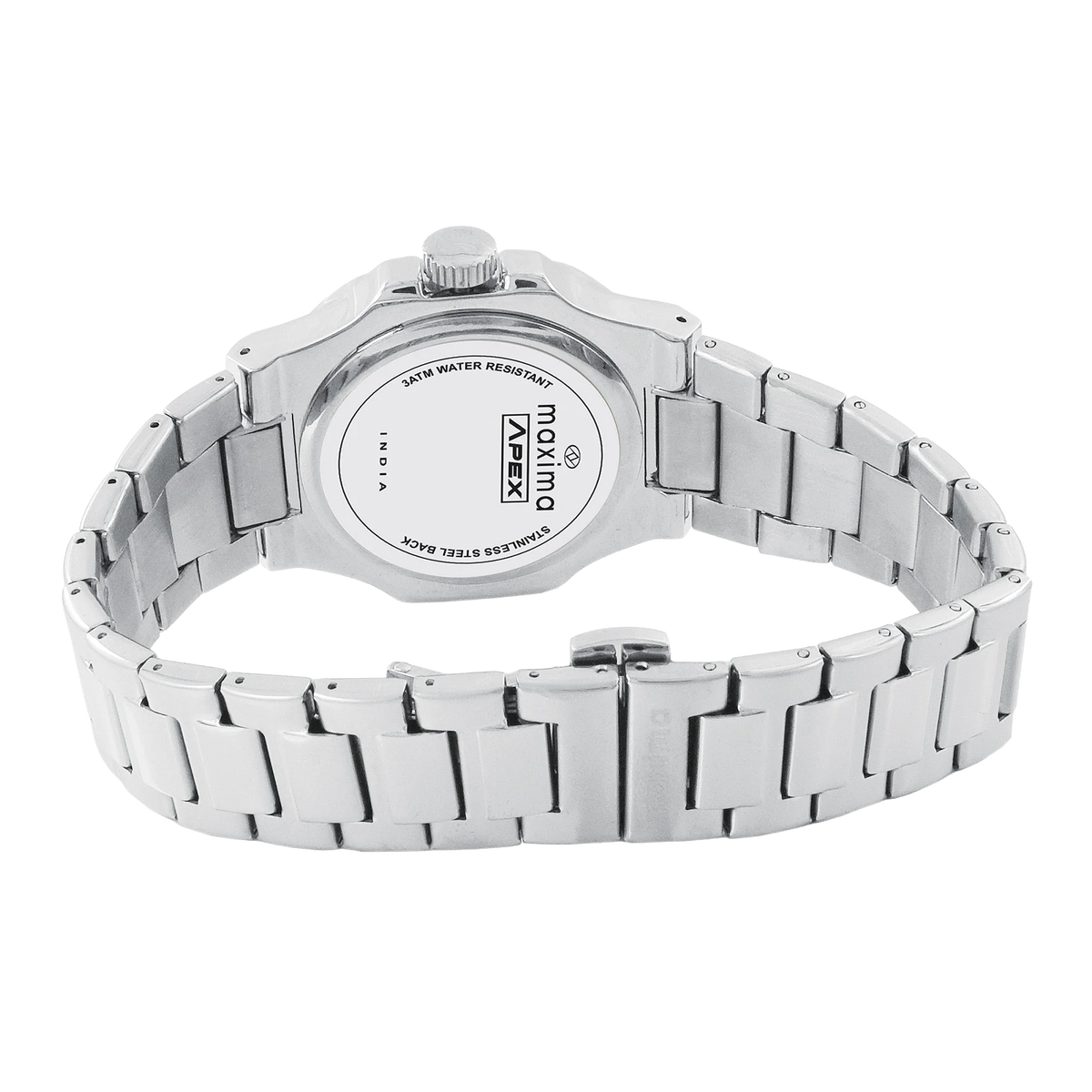 Maxima Apex Black Dial Stainless Steel Strap Men's Watch 70860CMGI - view 4