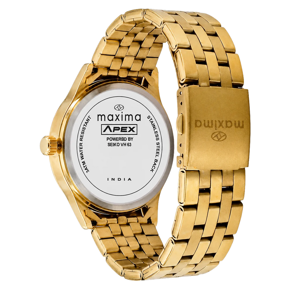 Maxima Apex Multifunction White Dial Stainless Steel Strap Men's Watch 71171CMGY - view 4