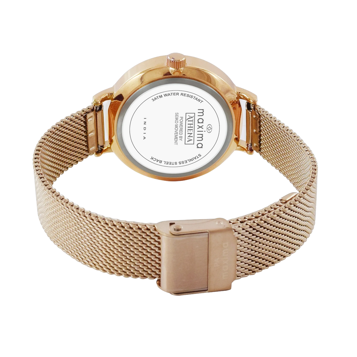 Maxima Athena Multifunction Green Dial Mesh Strap Women's Watch 71621CMLR - view 4