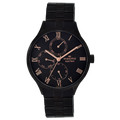 Maxima Athena Multifunction Black Dial Stainless Steel Strap Women's Watch 71650CMLB - view 1