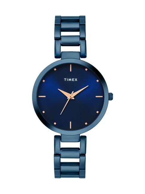 Timex Blue Dial Blue Stainless Steel Strap Women's Watch TW000X277 - view 1
