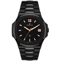 Maxima Apex Black Dial Stainless Steel Strap Men's Watch 72100CMGB - view 1
