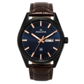 Maxima Apex Blue Dial Leather Strap Men's Watch 72381LMGB - view 1