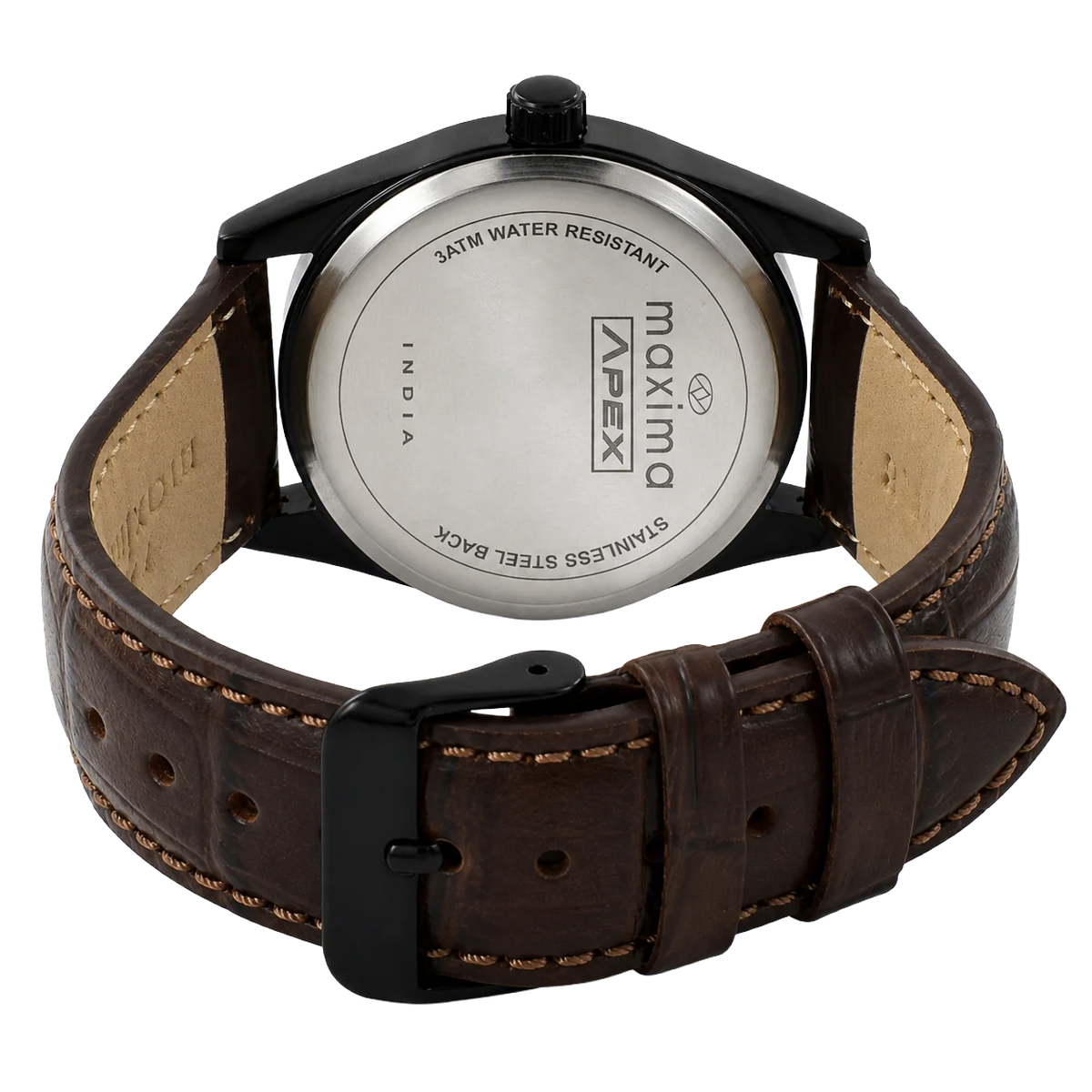 Maxima Apex Blue Dial Leather Strap Men's Watch 72381LMGB - view 2