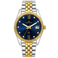 Maxima Athena Blue Dial Two-Tone Stainless Steel Strap Women's Watch 72451CMLT - view 1
