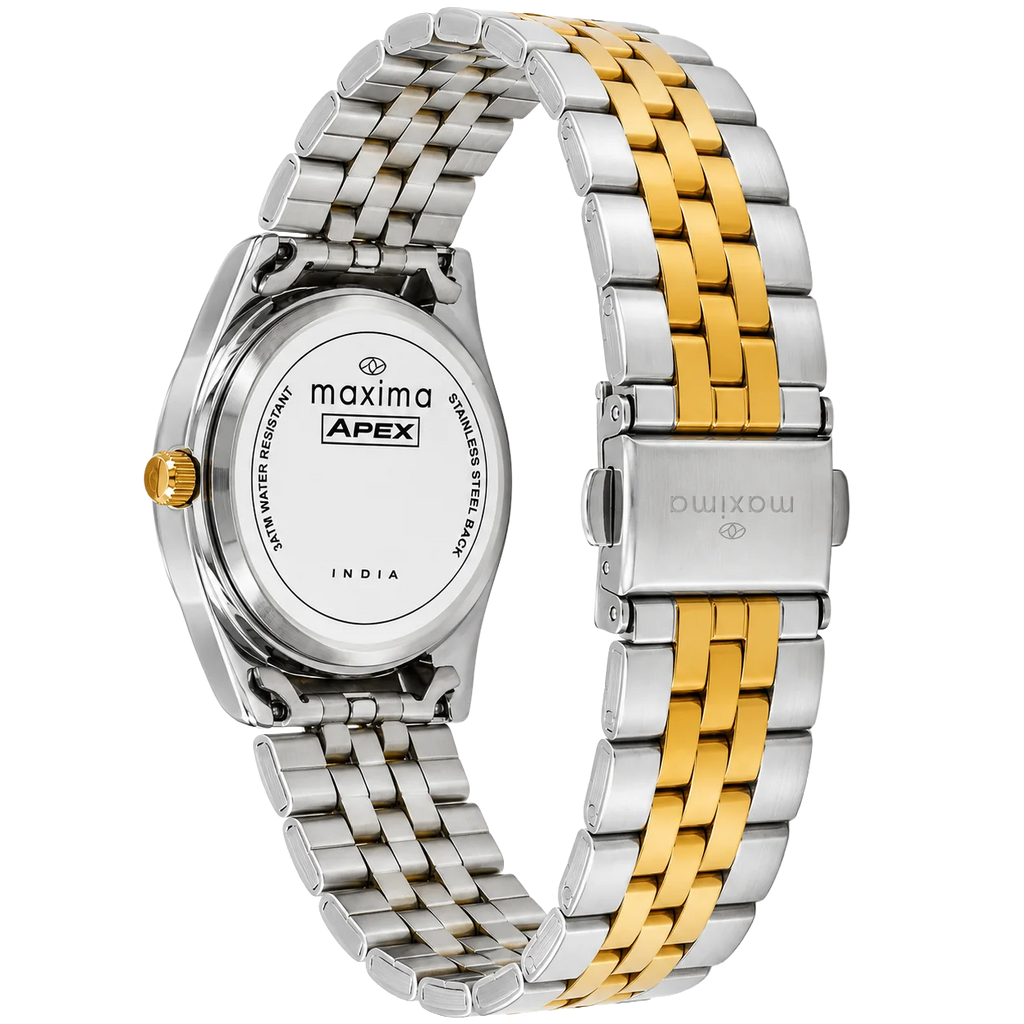 Maxima Athena Blue Dial Two-Tone Stainless Steel Strap Women's Watch 72451CMLT - view 2