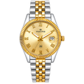 Maxima Athena Gold Dial Two-Tone Stainless Steel Strap Women's Watch 72453CMLT - view 1