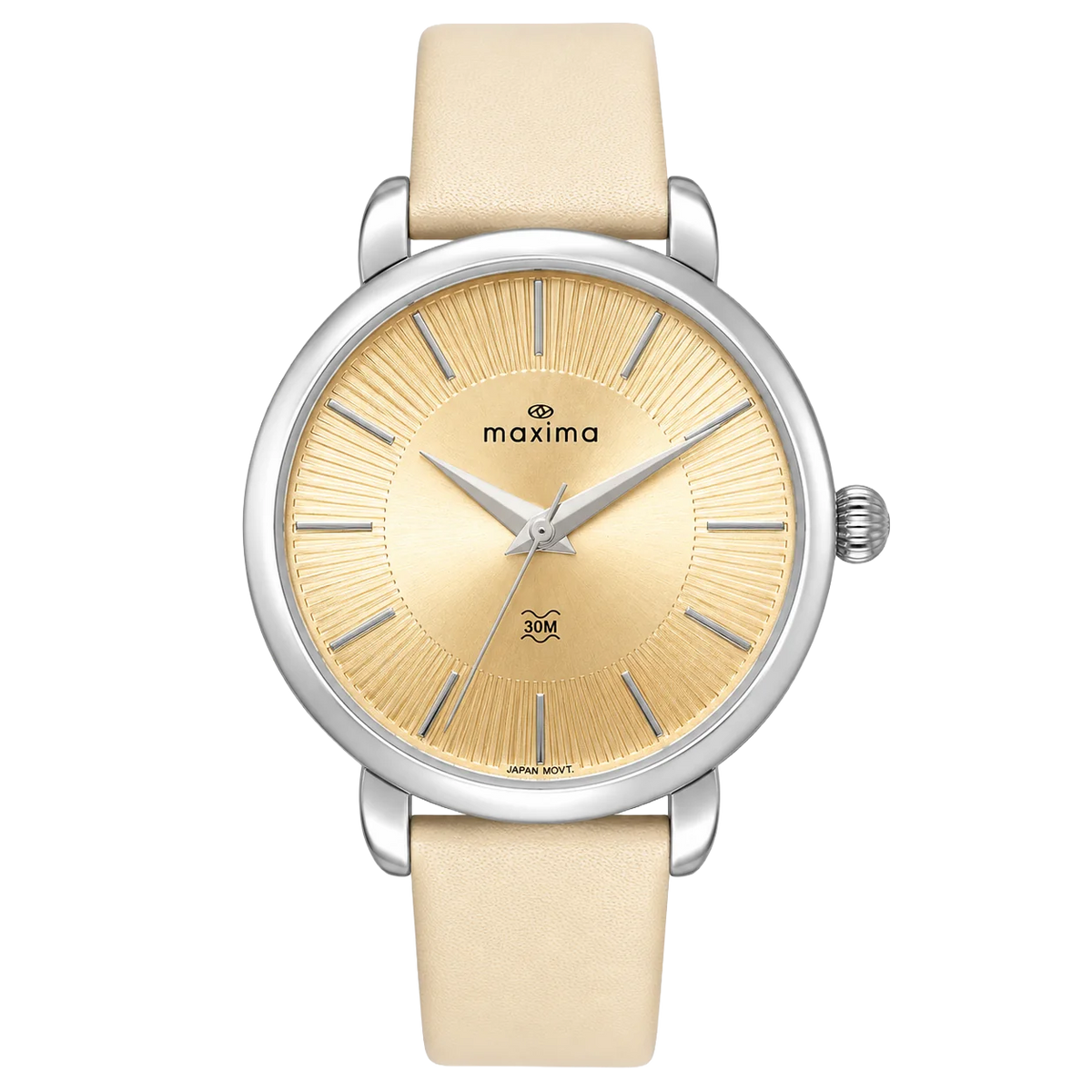 Maxima Attivo Peach Dial Silicone Strap Women's Watch 72521LMLI - view 1