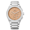 Maxima Apex Peach Dial Stainless Steel Strap Men's Watch 73330CMGI - view 1