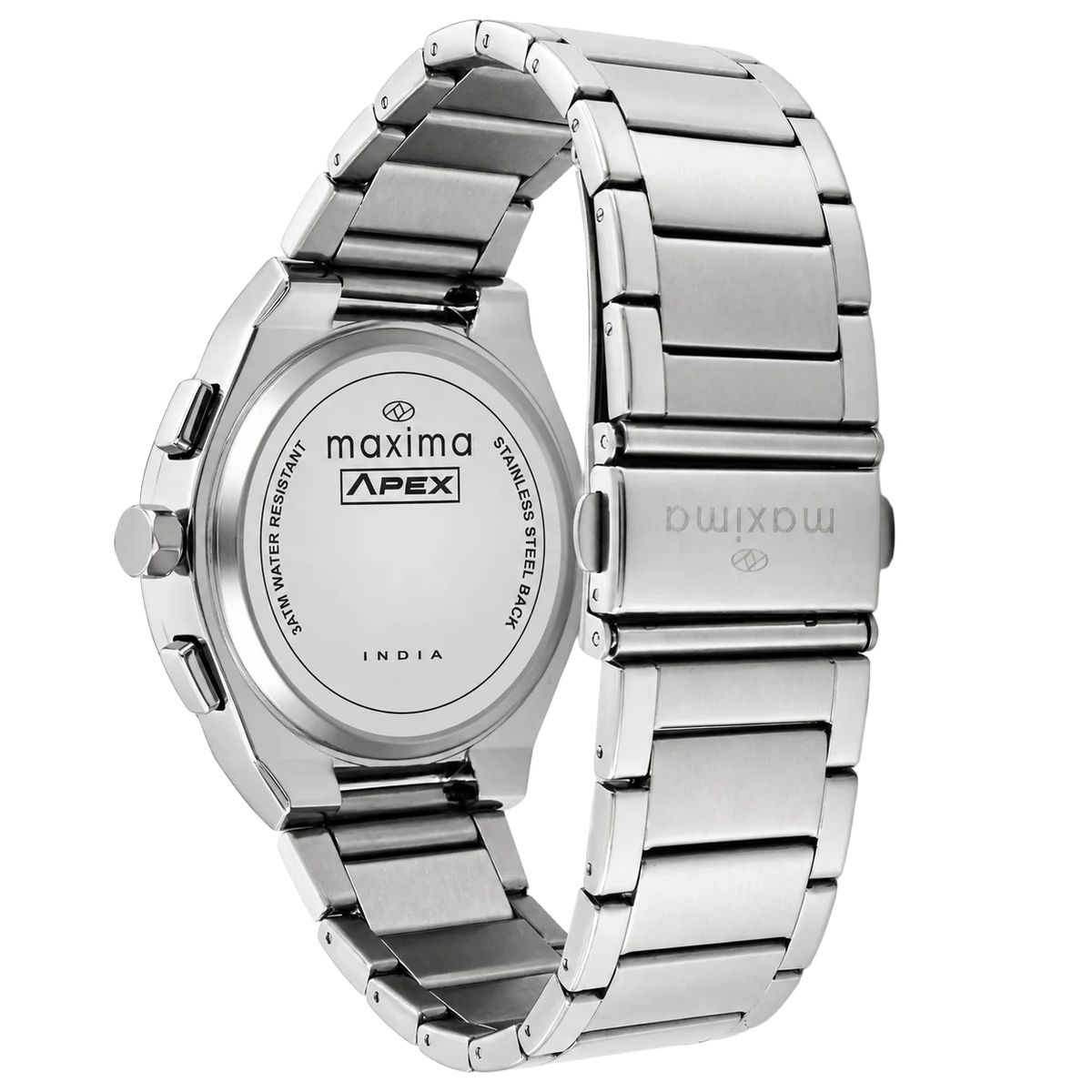 Maxima Apex Peach Dial Stainless Steel Strap Men's Watch 73330CMGI - view 4