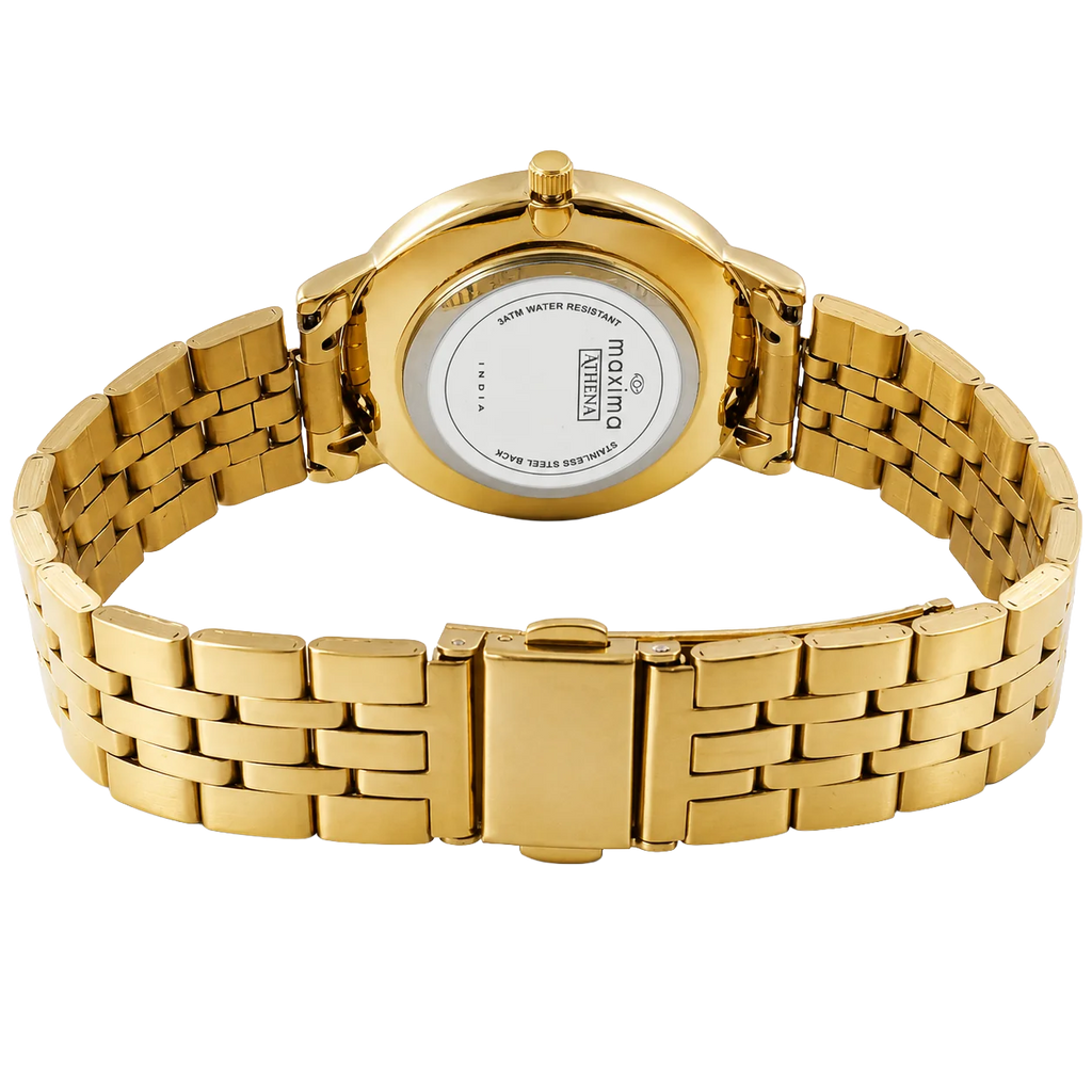 Maxima Athena Wine Dial Stainless Steel Strap Women's Watch 73442CMLY - view 4