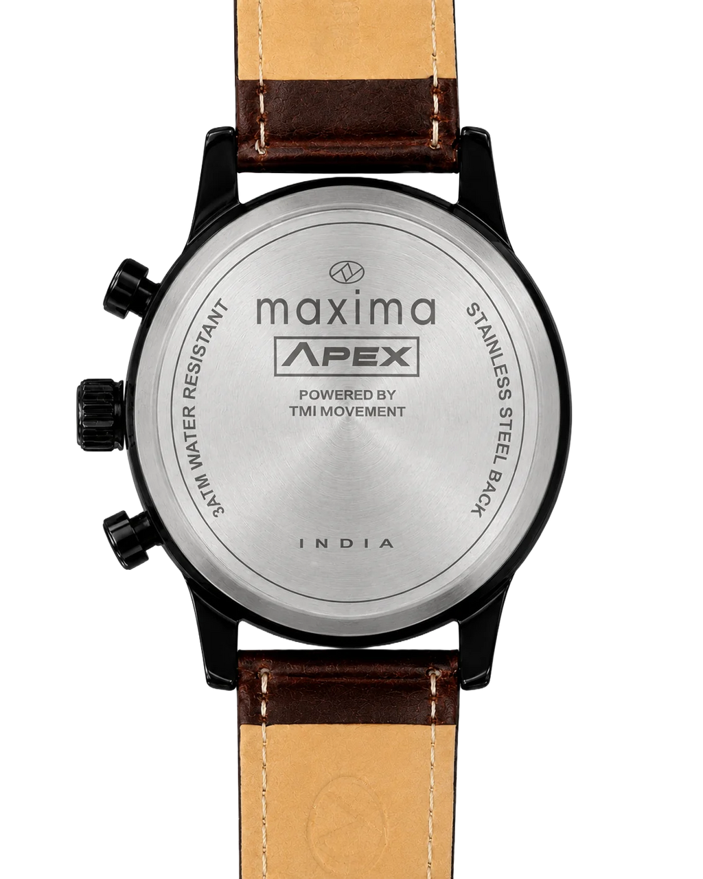 Maxima Apex Brown Dial Leather Strap Men's Watch 74492LMGB - view 4