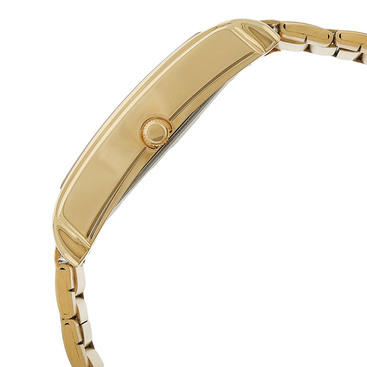 Sonata Day-Date Champagne Dial Gold-Tone Stainless Steel Strap Men's Watch 77002YM06 - view 3