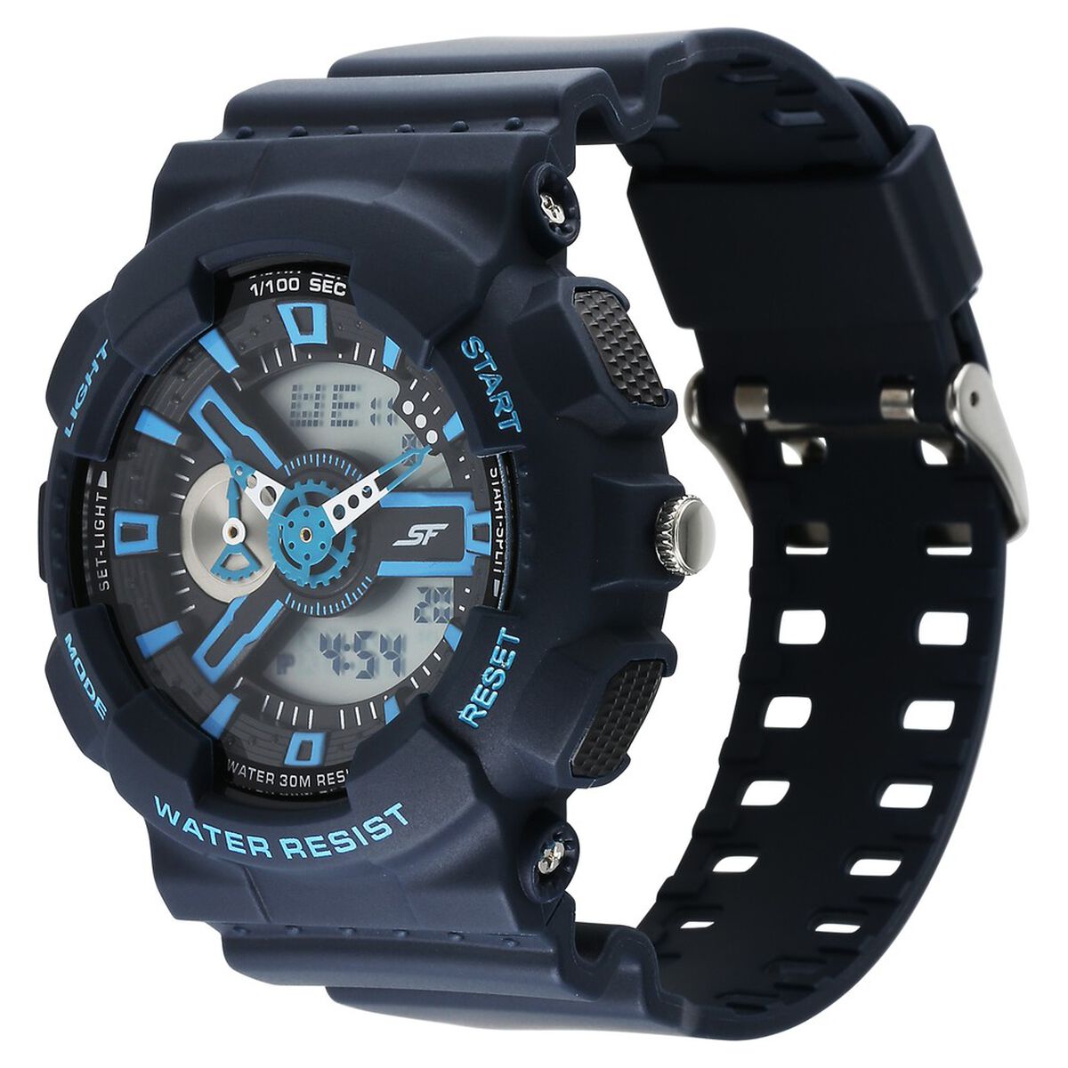 Sonata SF Dreamer Series Blue Dial Blue Plastic Strap Men's Watch 77132PP07W - view 2