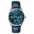 Sonata Axis Green Dial Green Leather Strap Men's Watch 77163SL04 - view 1