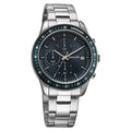 Sonata Chronos Blue Dial Silver Stainless Steel Strap Men's Watch 77187KM02 - view 1