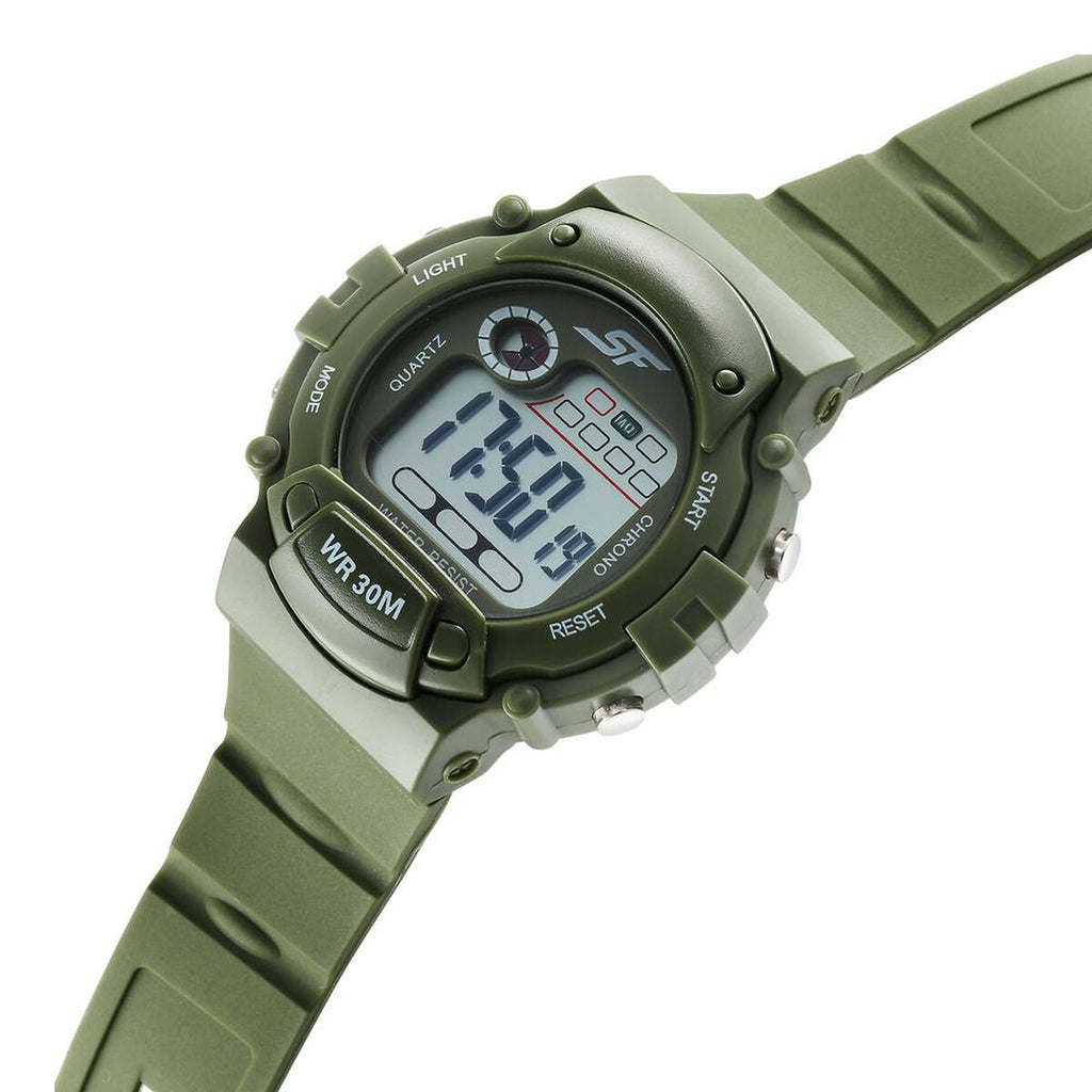 Sonata SF Digital Dial Green Plastic Strap Men's Watch 7982PP12 - view 3