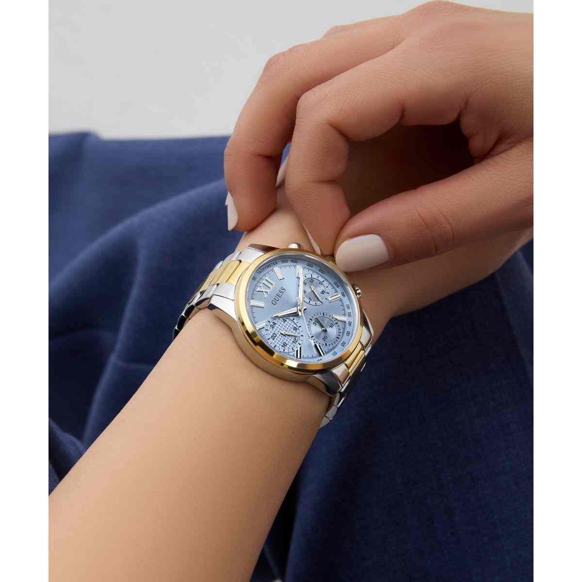 Guess Bailey Blue Dial Two-Tone Stainless Steel Strap Women's Watch GW0933L3 - view 5