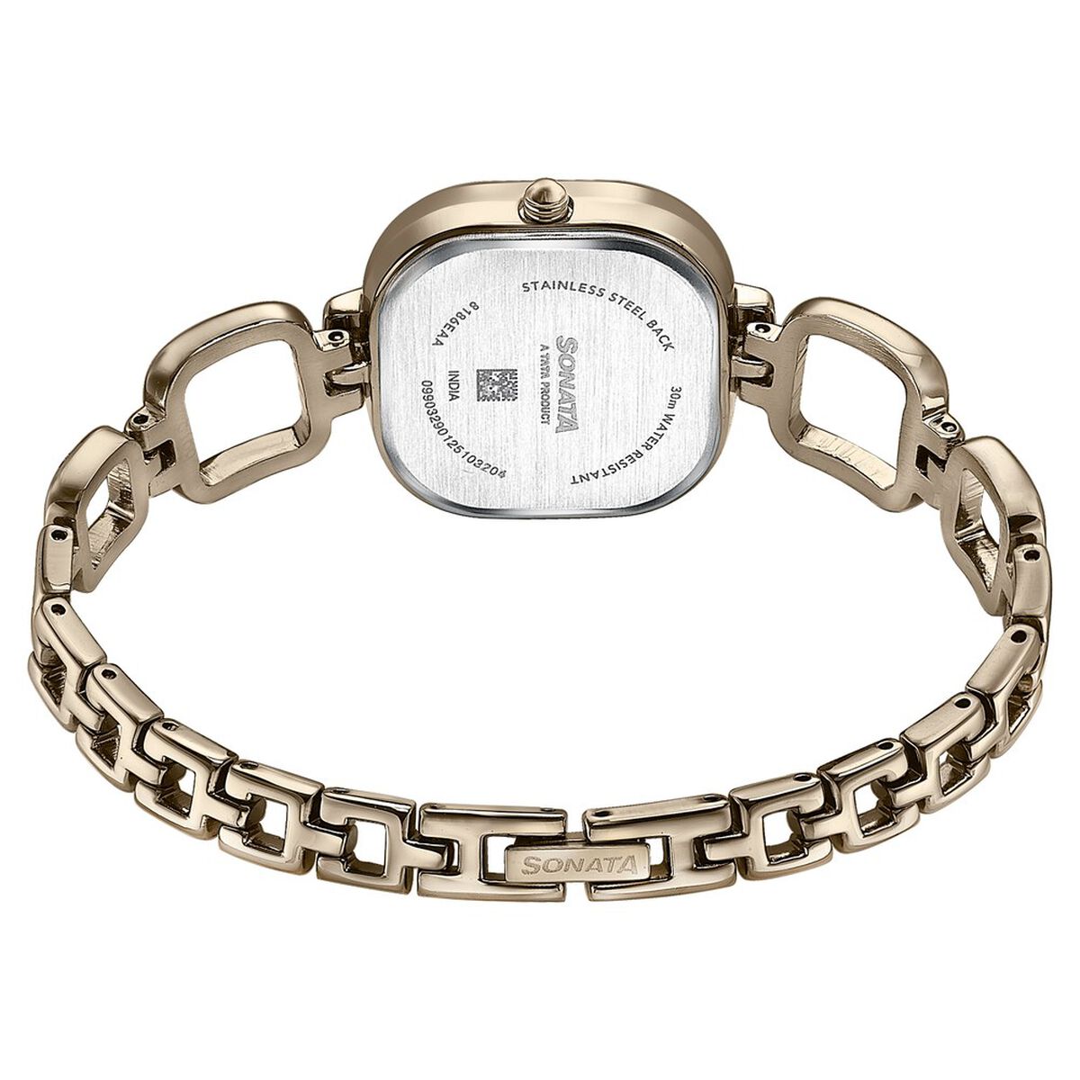 Sonata Colours of Earth Brown Dial Brown Metal Strap Women's Watch 8186KM04 - view 5