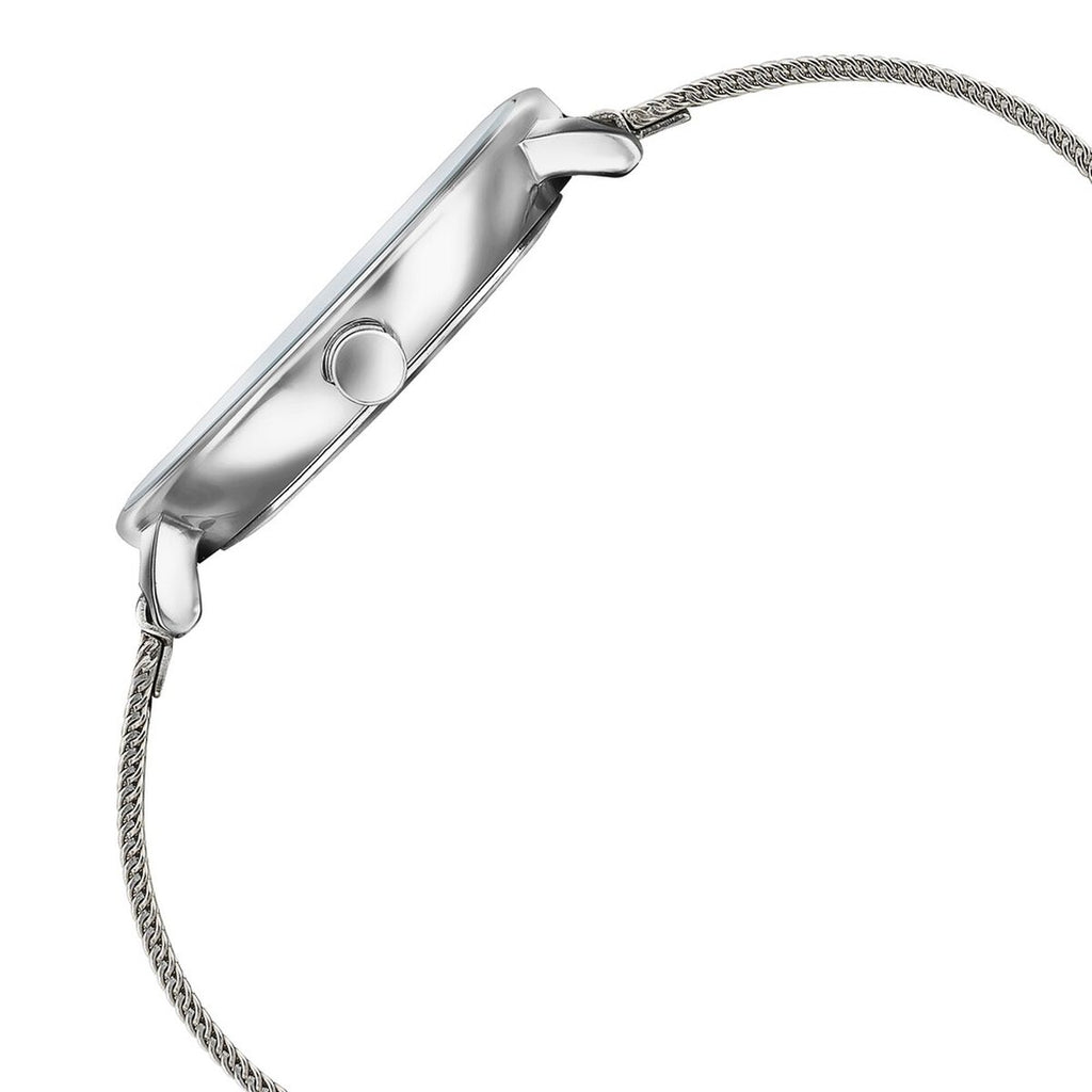 Sonata Sleek Grey Dial Silver Stainless Steel Strap Women's Watch 8191SM01 - view 4