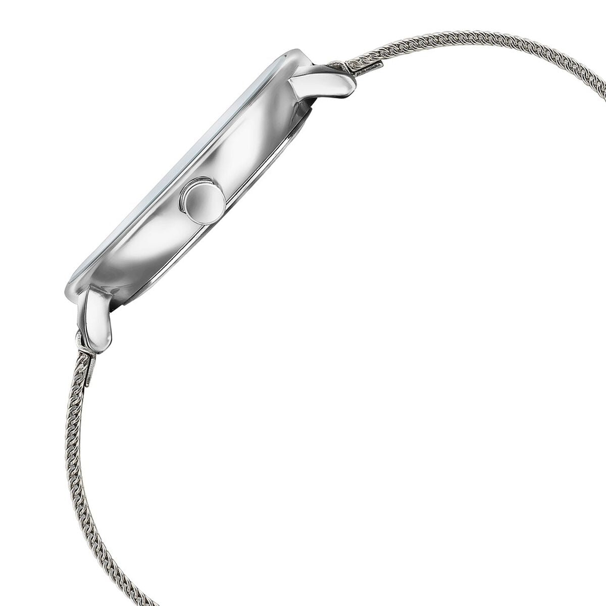 Sonata Sleek Grey Dial Silver Stainless Steel Strap Women's Watch 8191SM01 - view 4