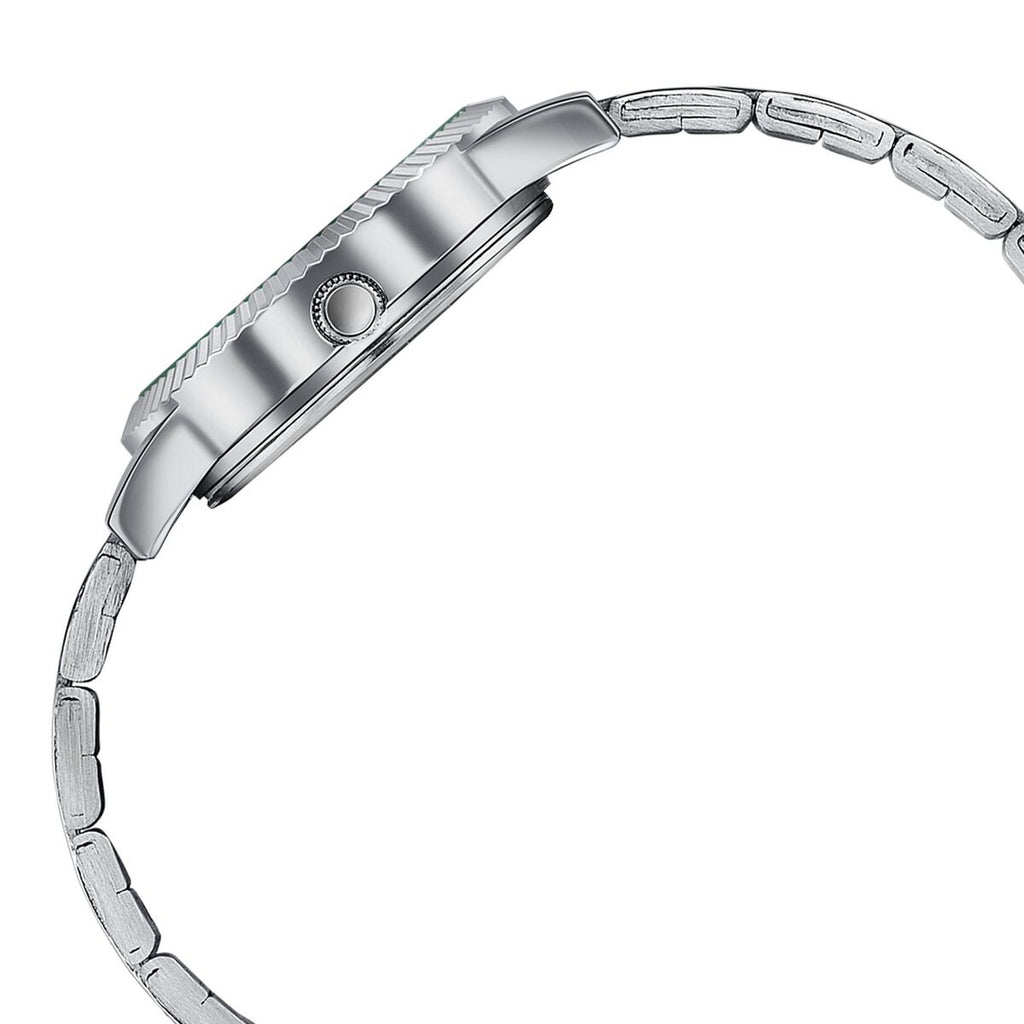 Sonata Ease Blue Mother of Pearl Dial Silver Stainless Steel Strap Women's Watch 8202SM04W - view 5