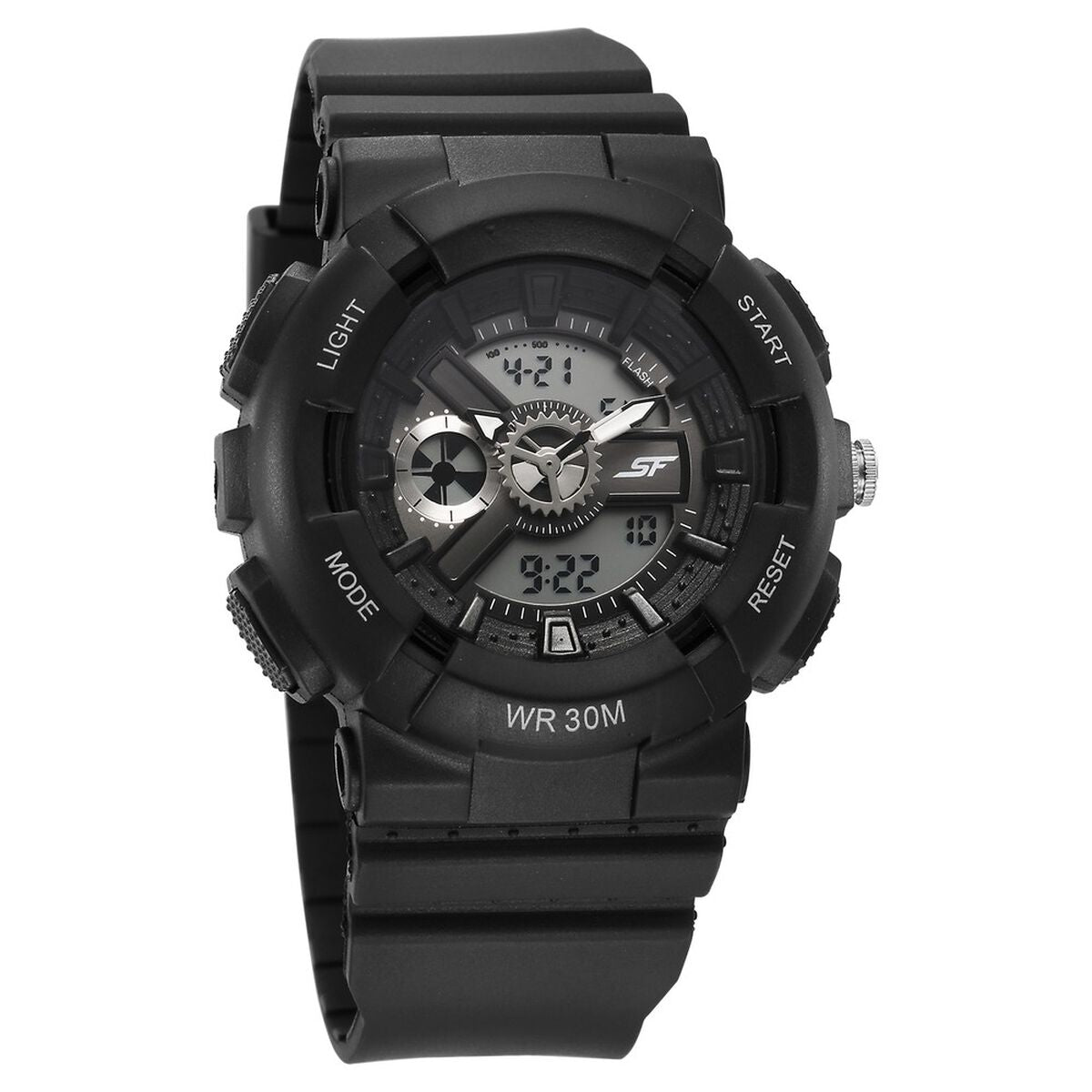 Sonata SF Dreamer Black Dial Black Plastic Strap Kids' Watch 87057PP05 - view 1