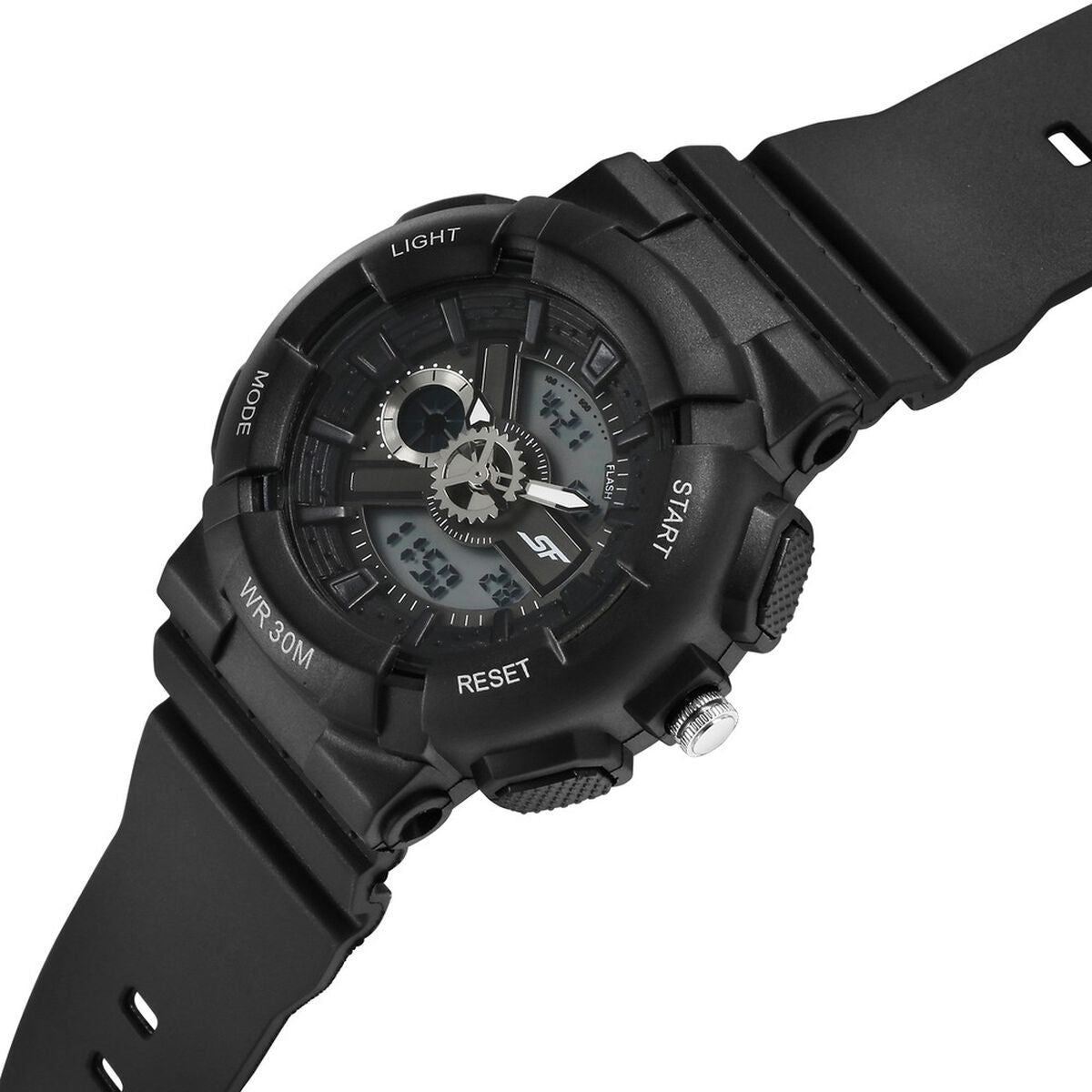 Sonata SF Dreamer Black Dial Black Plastic Strap Kids' Watch 87057PP05 - view 2