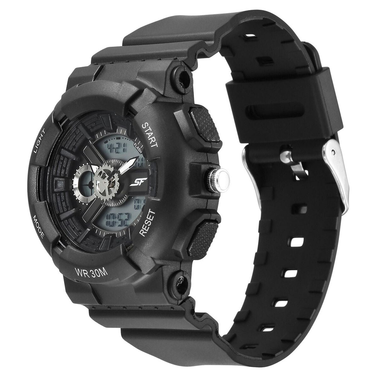 Sonata SF Dreamer Black Dial Black Plastic Strap Kids' Watch 87057PP05 - view 3
