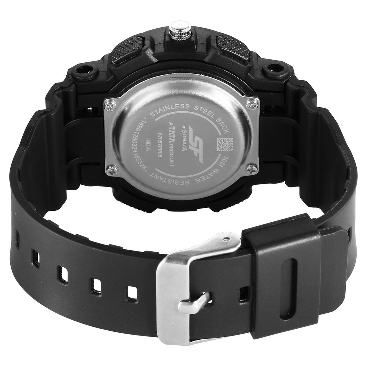Sonata SF Dreamer Black Dial Black Plastic Strap Kids' Watch 87057PP05 - view 4