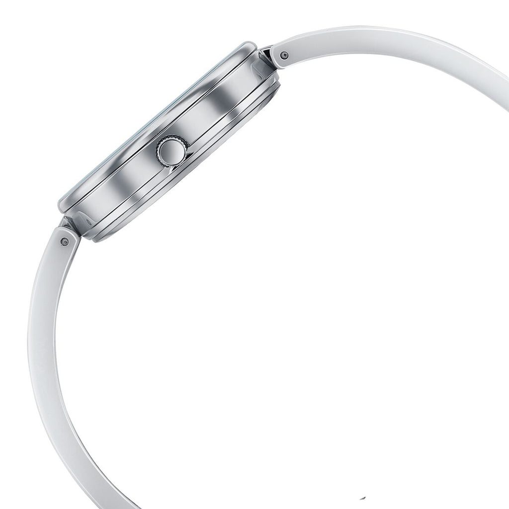 Sonata Festive White Dial Two-Tone Ceramic & Metal Strap Women's Watch 87109KD01W - view 5