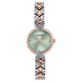 Sonata Everyday Elegance Pastel Green Dial Two-Tone Metal Strap Women's Watch 87124KM01 - view 1