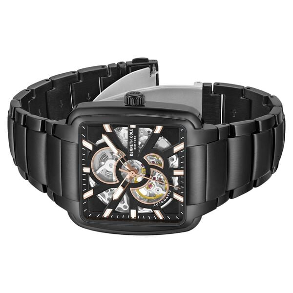 Kenneth Cole Automatic Black Dial Black Stainless Steel Strap Men's Watch KCWGY0046503MN - view 3