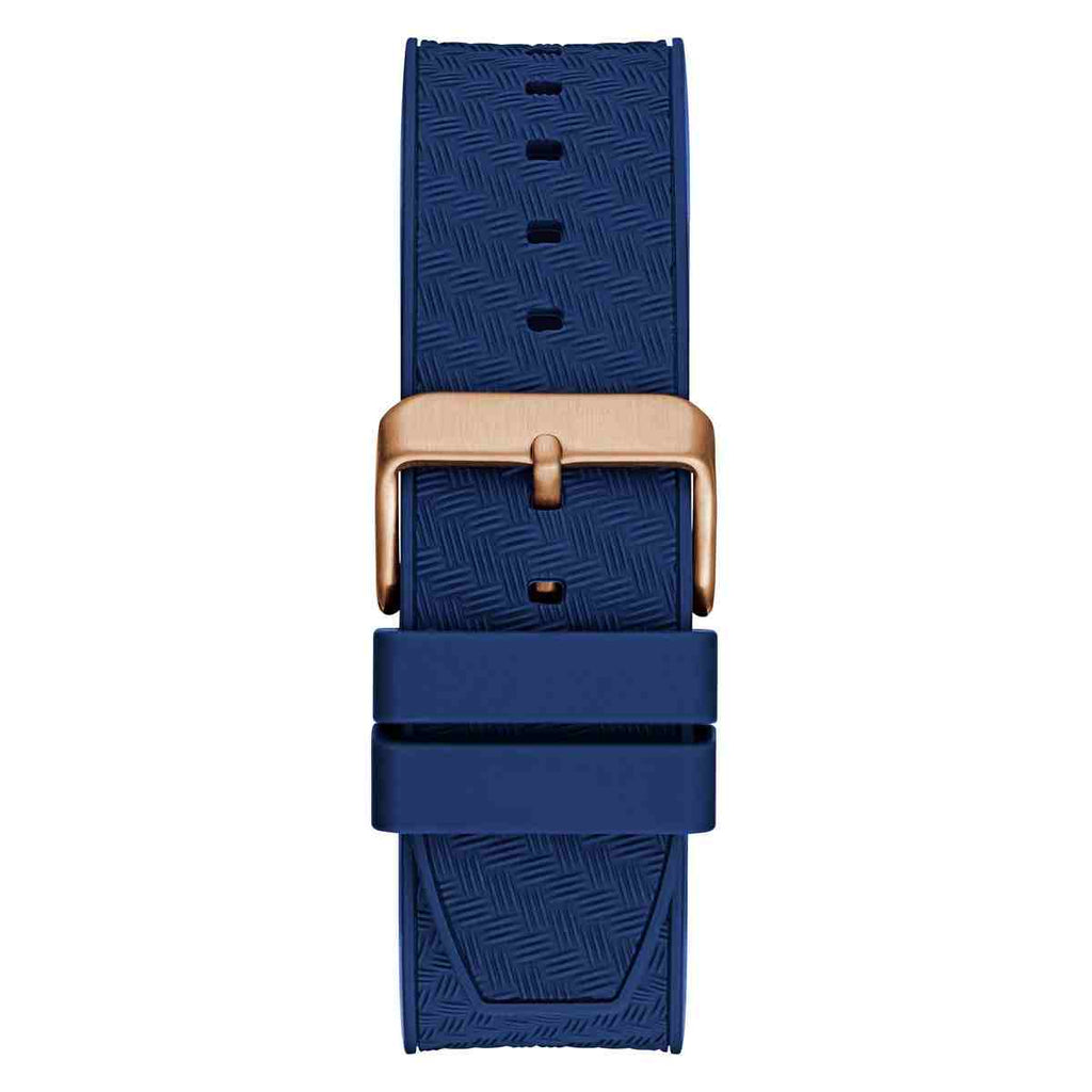 Guess Indy Blue Dial Blue Silicone Strap Men's Watch GW0853G3 - view 4