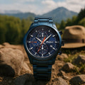 Titan Octane Primal Blue Dial Blue Stainless Steel Strap Men's Watch 90086KM08 - view 1