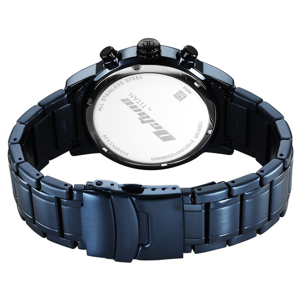 Titan Octane Primal Blue Dial Blue Stainless Steel Strap Men's Watch 90086KM08 - view 7