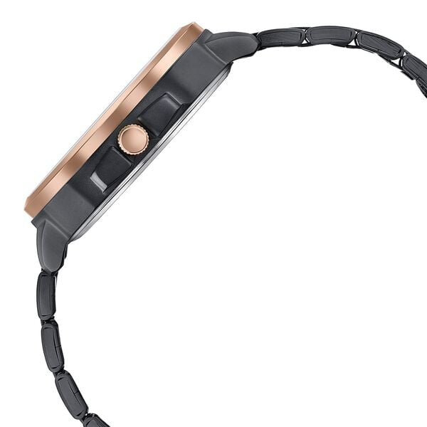 Sonata Poze Black Dial Black Metal Strap Men's Watch SP70087KM02 - view 4